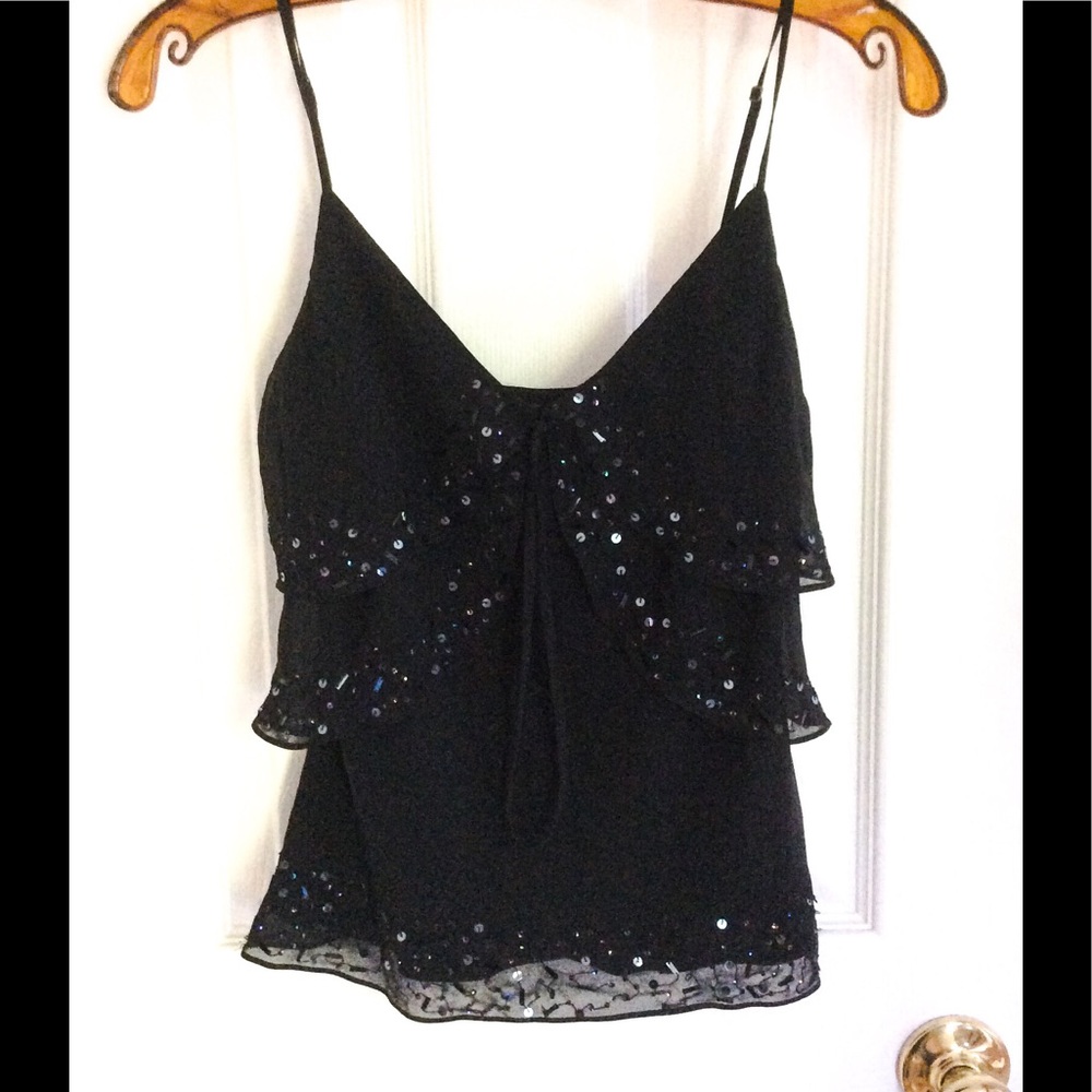 BCBG Sequins Top
